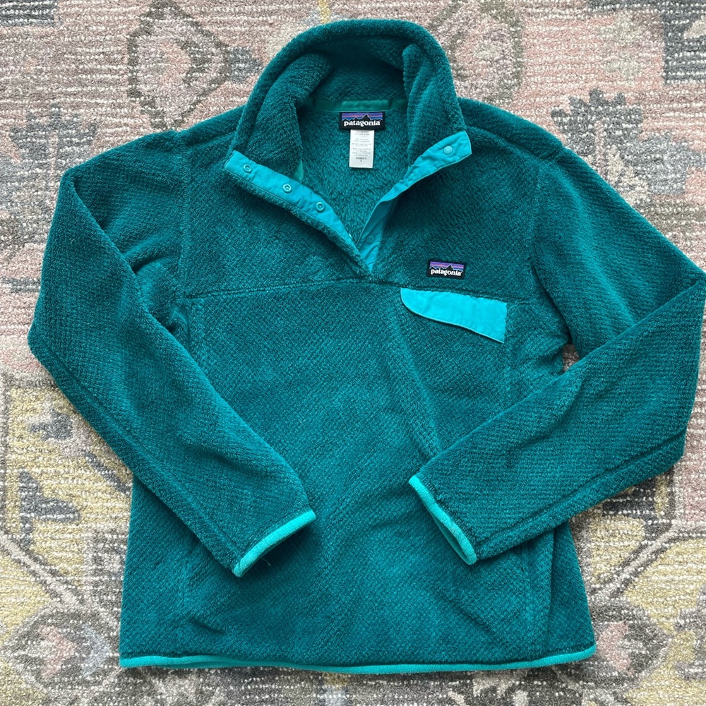Patagonia Turquoise Snap-T Fleece